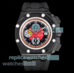 Super Clone LS Factory AP Royal Oak Offshore Michael Schumacher 44mm Black Case Watch 